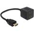 Delock 65226 High Speed HDMI Ethernettel 1x apa > 2x anya HDMI elosztó adapter