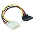 Delock SATA HDD (derékszögű) – 4 tűs apa (Molex) hálózati kábel
