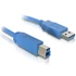 Delock 82581 USB 3.0-A > USB-B apa/apa 3m kék kábel