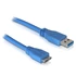 Delock USB3.0 A – Micro USB3.0 átalakító kábel, 1 m.