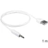 Delock 83182 USB-A apa > sztereó jack 3.5 mm apa 4 pin iPod Shuffle 1 m kábel