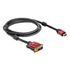 Delock 84342 HDMI-A – DVI-D 1.8m apa/apa átalakító kábel