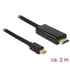 Delock 83699 2 méter High Speed mini Displayport apa > HDMI apa 4K kábel