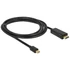 Delock 83699 2 méter High Speed mini Displayport apa > HDMI apa 4K kábel