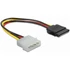 Delock 4 tűs apa (Molex) to SATA HDD (egyenes) hálózati kábel