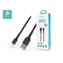 Devia ST348693 Gracious 2,4A 2m USB/Lightning fekete adat- és töltőkábel