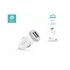 Devia ST330810 Devia Smart dual port USB 3.1A/2xUSB kimenettel fehér autós töltő