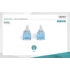 DIGITUS CAT5e U/UTP PVC 0,5m szürke patch kábel