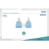 DIGITUS CAT5e U/UTP PVC 1m szürke patch kábel