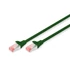 DIGITUS CAT6 S-FTP LSZH 10m zöld patch kábel