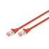 DIGITUS CAT6 S-FTP LSZH 10m piros patch kábel