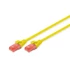 DIGITUS CAT6 U/UTP LSZH 1m sárga patch kábel