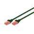 DIGITUS CAT6 U/UTP LSZH 2m zöld patch kábel