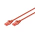 DIGITUS CAT6 U/UTP LSZH 5m piros patch kábel
