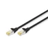 DIGITUS CAT6A S-FTP LSZH 1m fekete patch kábel