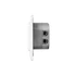 DIGITUS DN-9008-1 CAT 6A Class EA 2x RJ45 fali aljzat