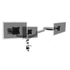 Digitus DA-90363 Universal Triple Monitor Table Mount With Gas Spring And Clamp Mount Silver