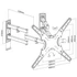EQuip 23”-55” Full motion Corner TV Wall Mount Bracket Black
