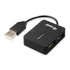 USB elosztó-HUB, 4 port, USB 2.0, EQUIP "Life"