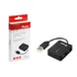 USB elosztó-HUB, 4 port, USB 2.0, EQUIP "Life"