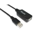 USB 2.0 hosszabbító kábel, aktív, 15 m, EQUIP