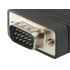 VGA monitor kábel, ferrit gyűrűvel, 5 m, EQUIP
