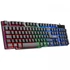 Everest Gamer Billentyűzet - KB-188 Borealis Rainbow (N-key, USB, fekete, magyar, RGB LED)