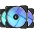Fractal Design 140mm Aspect 14 RGB PWM fekete ház hűtőventilátor (3-pack)