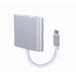 Gembird A-CM-HDMIF-02-SV USB type-C multi-adapter Silver