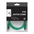 Gembird FTP patch kábel CAT6 1m zöld