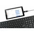 Gembird Flexible Keyboard & OTG adapter Black US
