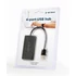 Gembird UHB-U2P4-04 4-port USB hub Black