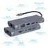 Gembird A-CM-COMBO7-01 USB Type-C 7-in-1 Multi-Port Adapter Space Grey