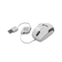 Egér, vezetékes, optikai, kisméret, USB, GENIUS "Micro Traveler" fehér