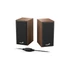 Hangszóró, 2.0, 6W, USB táp, fa burkolat, GENIUS "SP-HF180", barna