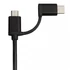 Hama 4 az 1-ben (USB, USB Type-C, micro USB + OTG) 1m fekete adatkábel