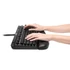 Csuklótámasz billentyűzethez, géltöltésű, gaming billentyűzethez, KENSINGTON "ErgoSoft™", fekete