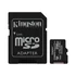 Kingston 256GB SD micro Canvas Select Plus (SDXC Class 10 A1) (SDCS2/256GB) memória kártya adapterrel