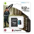 Kingston 512GB SD micro Canvas Go! Plus (SDXC Class 10 UHS-I U3) (SDCG3/512GB) memória kártya adapterrel