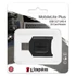 Kártyaolvasó, SD kártyához, USB 3.2 Gen 1, KINGSTON "MobileLite Plus"
