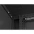 Lanberg WF01-6406-10B 19" 6U SZÉL:600 MÉLY:450 MAG:379 lapraszerelt üvegajtós fekete fali rack szekrény