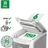 Iratmegsemmisítő, mikrokonfetti, 150 lap, LEITZ "IQ AutoFeed Office 150 P5 Pro"