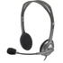 Fejhallgató, mikrofonnal, vezetékes, LOGITECH "H111", fekete