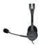 Fejhallgató, mikrofonnal, vezetékes, LOGITECH "H111", fekete