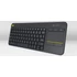 Logitech K400 Plus Touchpad HUN fekete vezeték nélküli billentyűzet