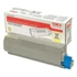 Oki C532/C542 sárga toner 1,5K No. 46490401 (eredeti)