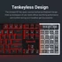 Redragon Kumara 2 Red LED Backlit Blue Mechanical Gaming Keyboard Black HU