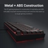 Redragon Kumara 2 Red LED Backlit Brown Mechanical Gaming Keyboard Black HU