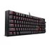 Redragon Mitra Red Backlit Mechanical Keyboard Brown Switches Black HU