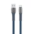 USB kábel, USB - USB-C, 1,2 m, RIVACASE "PS6102", kék